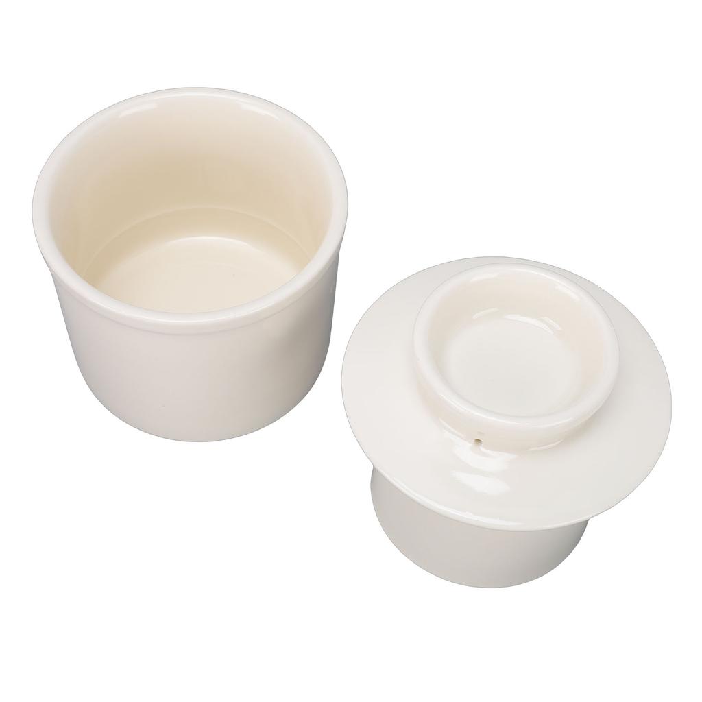 Butter Crock Keeper 350ML Ceramic Butter Container Holder with Lid for Home Kitchen