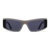 Balenciaga Inside Letter Acetate Irregular Shape Sunglasses Unisex Sunglasses Black BB0301S003