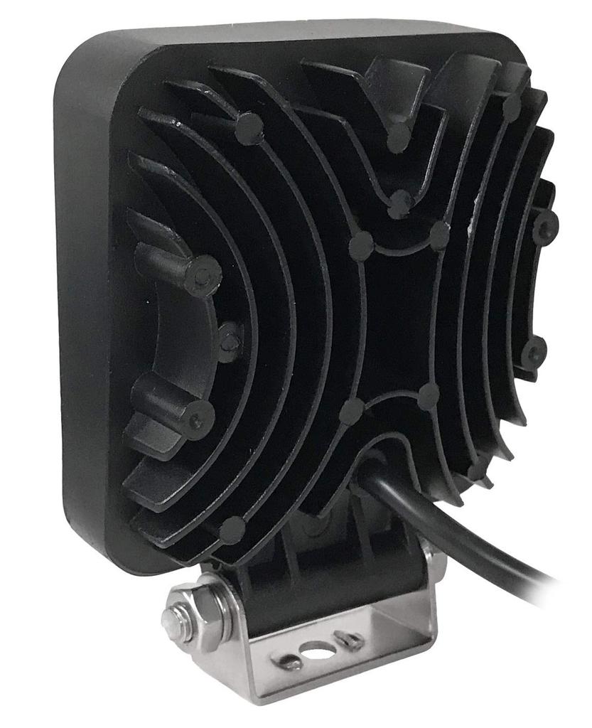 Kashimura NML-7 LED Work Light for Electric Forklifts, 8 LEDs, White, 24W, 1680lm, 6000K, Noise Reduction, IP67, DC12/48V