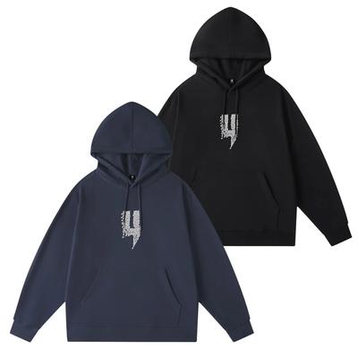 Men's Casual Loose Fit Hoodie Sweatshirt Autumn Winter Thermal Print Base Layer Yelir World Brand Fleece Loop Comfortable Street