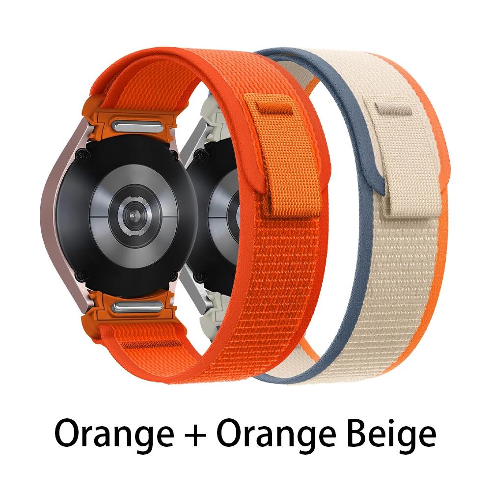 Band for Samsung Galaxy watch 7 FE 6 5 Pro 4 classic 44mm 40mm wrist No gaps Nylon Trail correa bracelet Galaxy watch 7 Strap