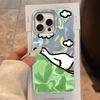 Cute Cartoon Duck Cat Phone Case Phone Case for Apple Iphone 16 15 14 Plus 13 Pro Max 7 16e SE 2022 Texture Hard Silicone Cover