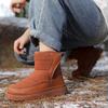 Children's Cotton Shoes Winter Waterproof Snow Boots Warm Wear-Resistant Ankle Boots For Boys And Girls Baby Winter Cotton Shoes