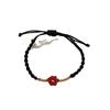 I Will Send You A Small Red Flower Jackson Yee Handwoven Hand Rope Women'S Niche Versatile Ethnic Style Jewelry.