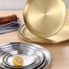 Reusable Picnic Dinner Plate 14/17/20/23/26cm Food Serving Tray Easy To Clean Dessert Plate  Hiking