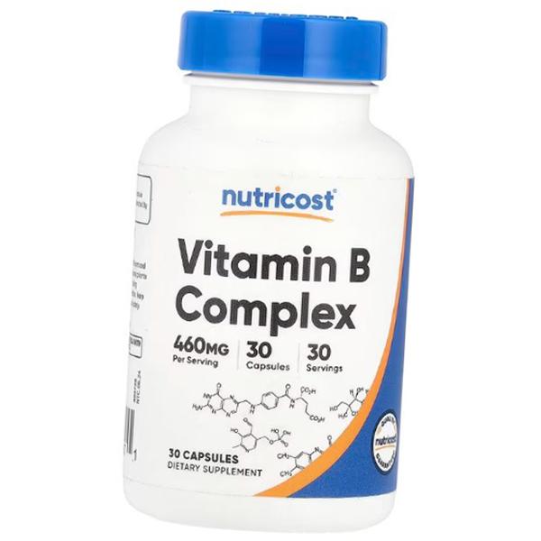 

Витамины группы В, Vitamin B Complex, Nutricost 30капс (36647007) 30caps