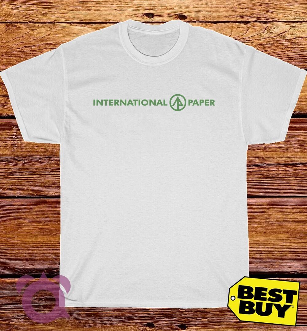 New International Paper Logo American Funny T-Shirt Made In USA Size S to 5XL S