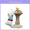 Dog Resin Cartoon Miniature Garden Ornament Creative Craft For Gift Home Use