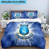 Football Club Everton 3PCS Bedding set,Ideal for1pc Duvet Cover And 2pcs Pillowcases Perfect for Christmas gift,Ideal for Bedroom, Dormitory