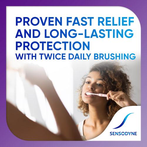 Sensodyne Rapid Relief Sensitivity Toothpaste for Sensitive Teeth, Mint, 3.4 oz
