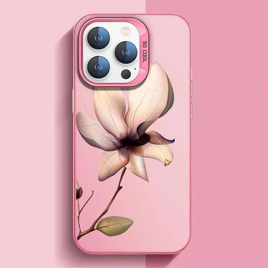

Роскошный красивый чехол для телефона с цветочным узором для iPhone 16 15 14 13 12 11 Pro Max 7 8 Plus XR XS Max Ударопрочный силиконовый чехол iPhone 13 Pro Max