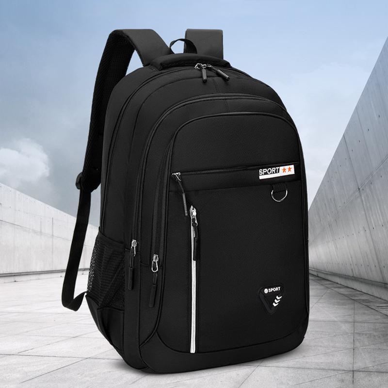 Capacity Backpacks Men's Waterproof School Backpack Business Casual Pockets Travel Bag