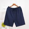 Herren-Pyjamahose, Lounge-Schlafshorts, atmungsaktive Pyjama-Shorts mit Taschen, Kordelzug, dehnbare Home-Shorts, Jogger, sportliche, lässige Sweat-Shorts
