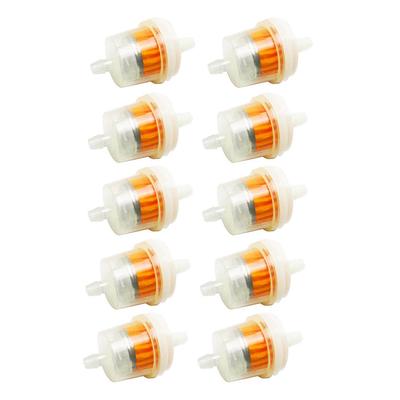 Inline Gas/Fuel Filter 6MM-7MM 1/4" Lawn Mower Small Engine 10pcs