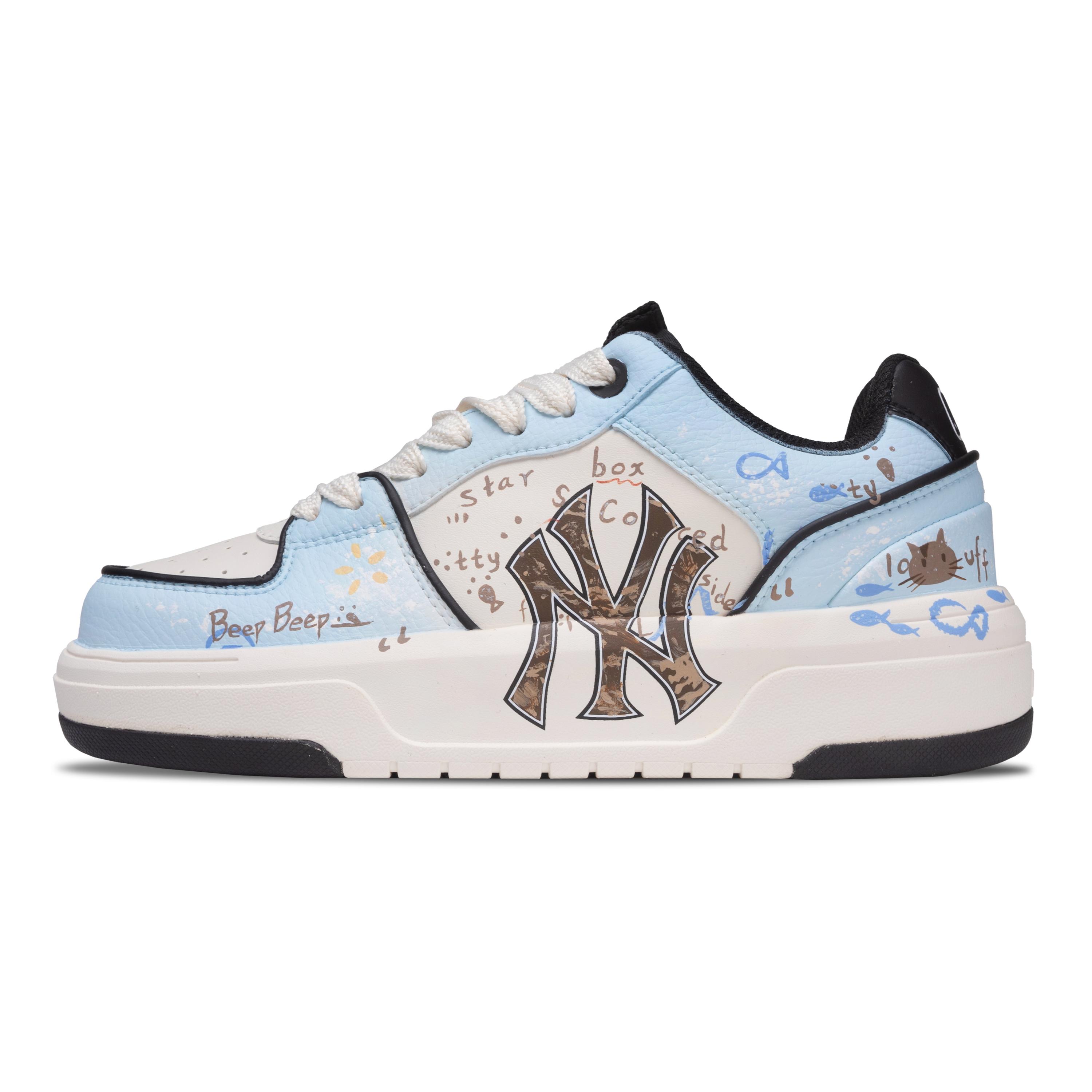 

MLB Chunky Liner Abrasion Resistant Height Increasing Abrasion Resistant Height Increasing Low top Skateboard Shoes 3ASXCA12N-50WHS(Team1442-) 36.5