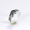Adjustable Plated Horus Eye Ring Men Women Vintage Geometric Statement Jewelry