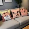 art cute funny b-Buriburizaemon cushion cover Comfortable soft Pillow Case for Sofa Living Room Home Decor Protective Covers