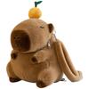 Large Capacity Capybara Plush Backpack Animal Cartoon Capybara Plush Bag  Female Lady Girl