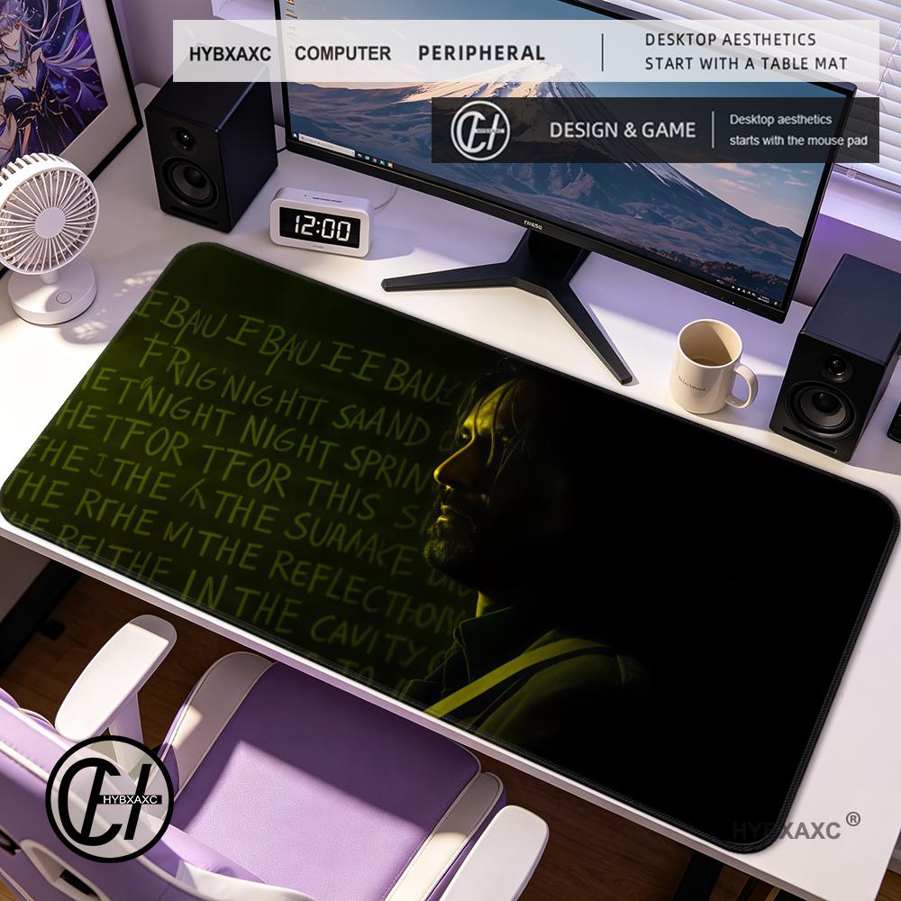 HYBXAXC Game Alan Wake Mouse Pad Computer Laptop Rubber Nonslip Mouse Mat Mousepad Gamers Decoracion Desk Mat