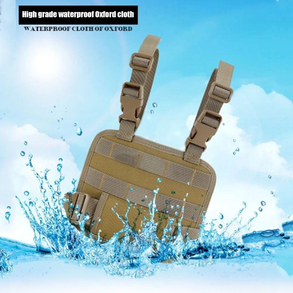 Quick Release Buckle Thigh Strap Pouch Adjustable Thigh Rig Panel Drop Leg Platform  Men Male