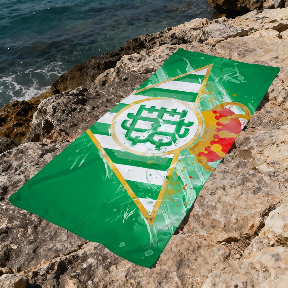 Football R-Real Towel Large Quick-Drying Microfiber soft B-Betis Beach Towel for Travel Fitness Sauna Bathing Camping