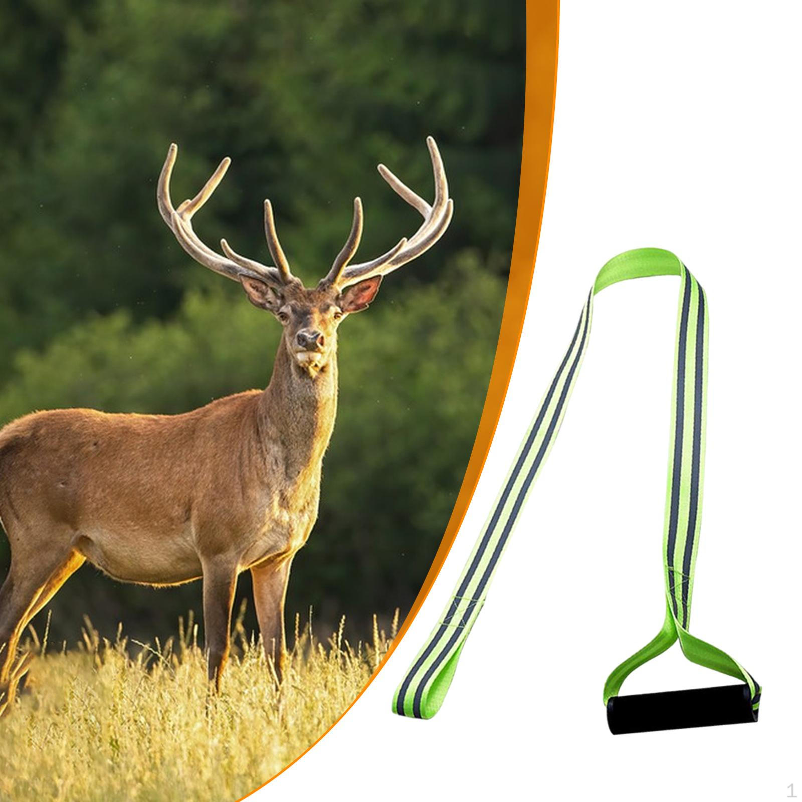 

Deer Drag and Harness 120cm Long Strap for Men Farmer Quick Moving зелений