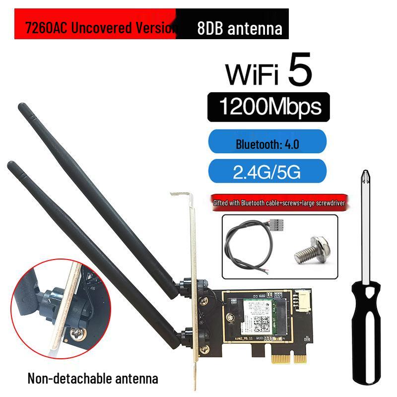 AX1800 WiFi 6 Dual-Band PCIe Desktop Wireless Network Card with Bluetooth 5.2