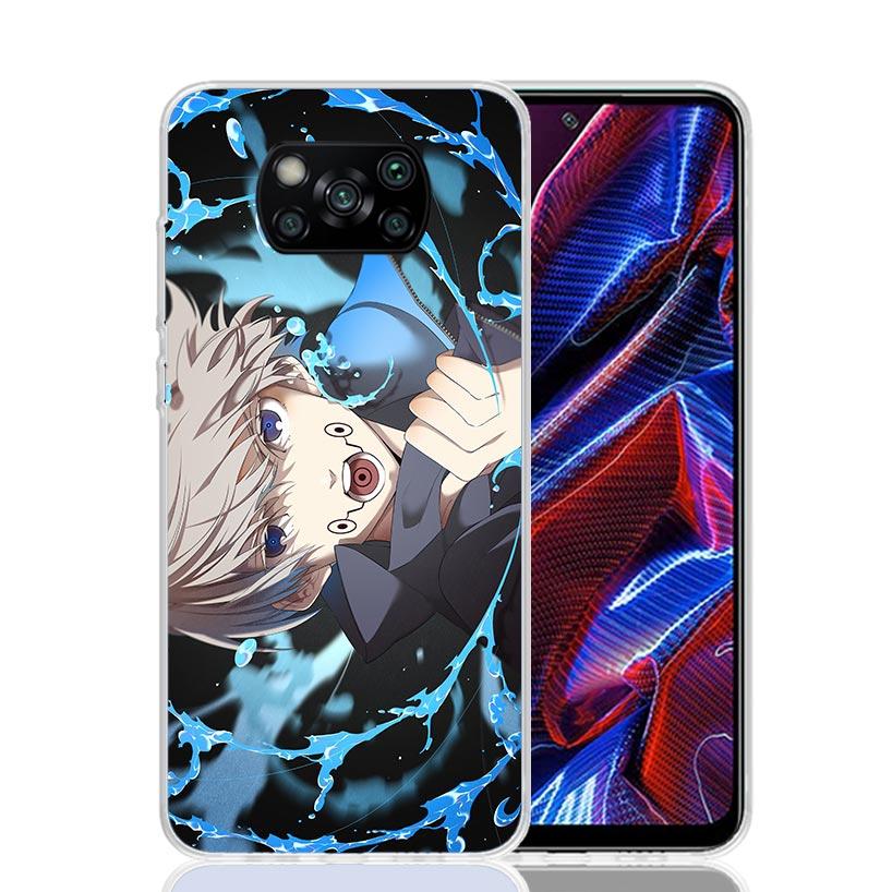 Japan Anime JujuKaisen Phone Case For Xiaomi Poco X7 X6 X5 Pro F7 Ultra Redmi 15C 15 13 13C 12 12C 10 10A 10C 9 9A 9C 9T Cover P