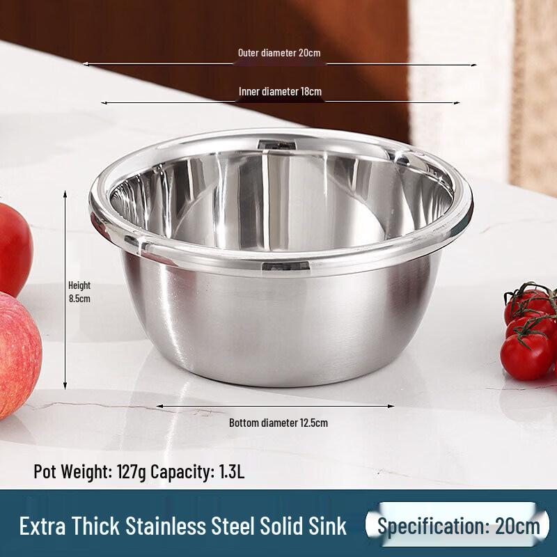QW Food Grade Extra Thick Enamel Kitchen Basin