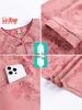 Women's Spring & Autumn Tang Suit Set: Middle-Aged & Elderly Cardigan, Loose Casual Home Wear, Red Zodiac Year Design