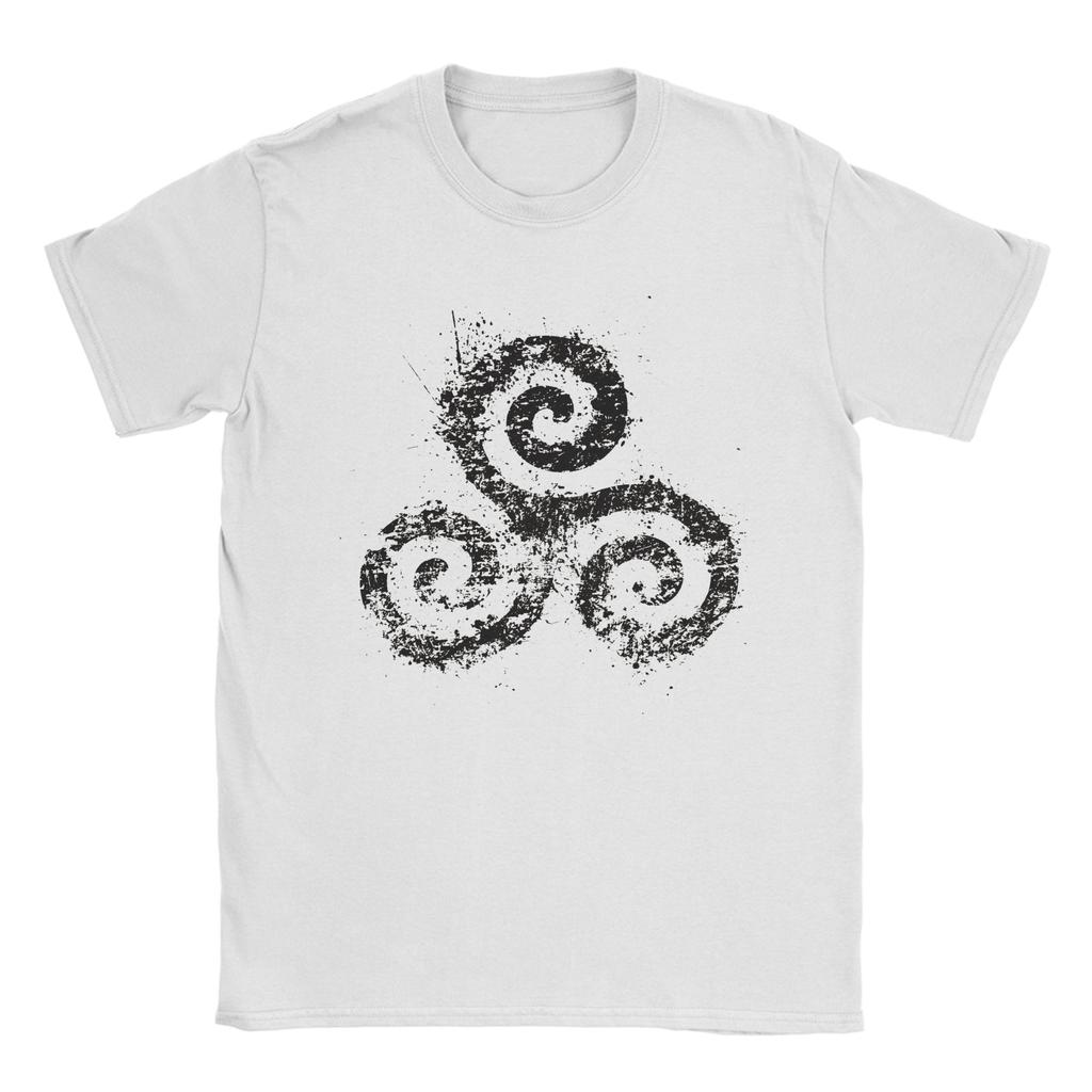 Streetwear Teen Wolf Triskelion Black Ink T-Shirt Unisex Cotton Short Sleeve O-neck Summer Clothes