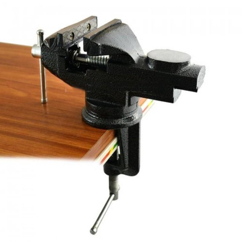60mm 70mm 80mm Heavy Duty Woodworking Clamp Ragum Clamp Table Work Bench Vice Swivel Base Table Vise Clamp