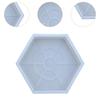 Path Makers Molds DIY Decor Concrete Molds Hexagon Paving Mould for Pavement Garden Sidewalks Patio Stepping Stones Floor Tile