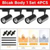 Whole-Set Led Track Light Spotlights 220V COB Track Lamp 12W 20W 30W 40W Spot Led Rail Lighting For Shop Living Room Lamp