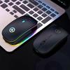 נורות LED Slim נטענת Bluetooth/USB אלחוטי RGB עכבר עבור Tablet PC Andoid IPad