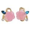 Fantastic Women Lady Resin Rose Flower Earrings Ear Studs Jewelry Gift