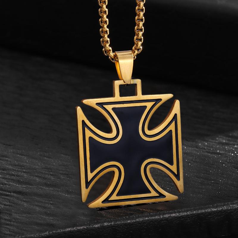 Подвеска Мода Хип-хоп Универсальный Крест Мужские и Женские Повседневные Аксессуары Ожерелье