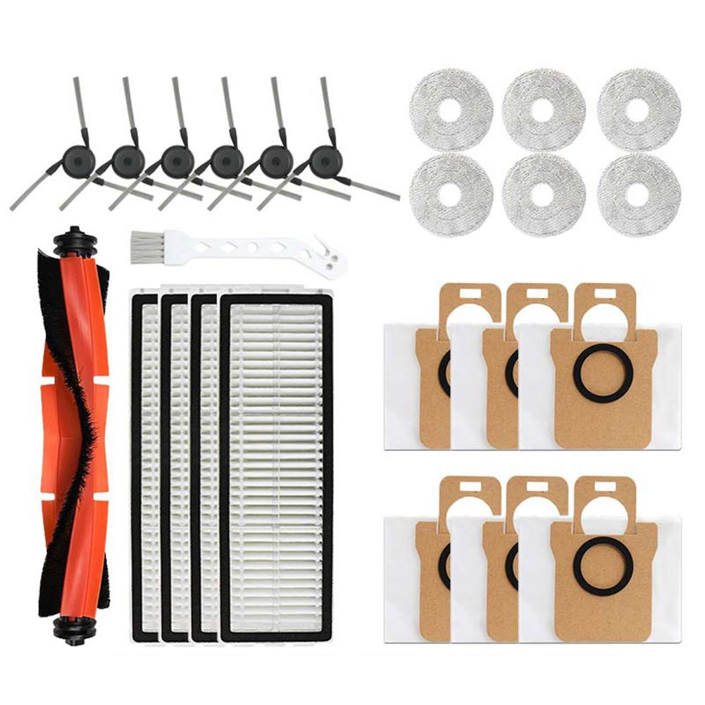 For Xiaomi 5 PRO OV21CN Compatible Robot Vacuum Accessories Replacement Set HEPA Filter Brushes Mop Cloths Dust Bags