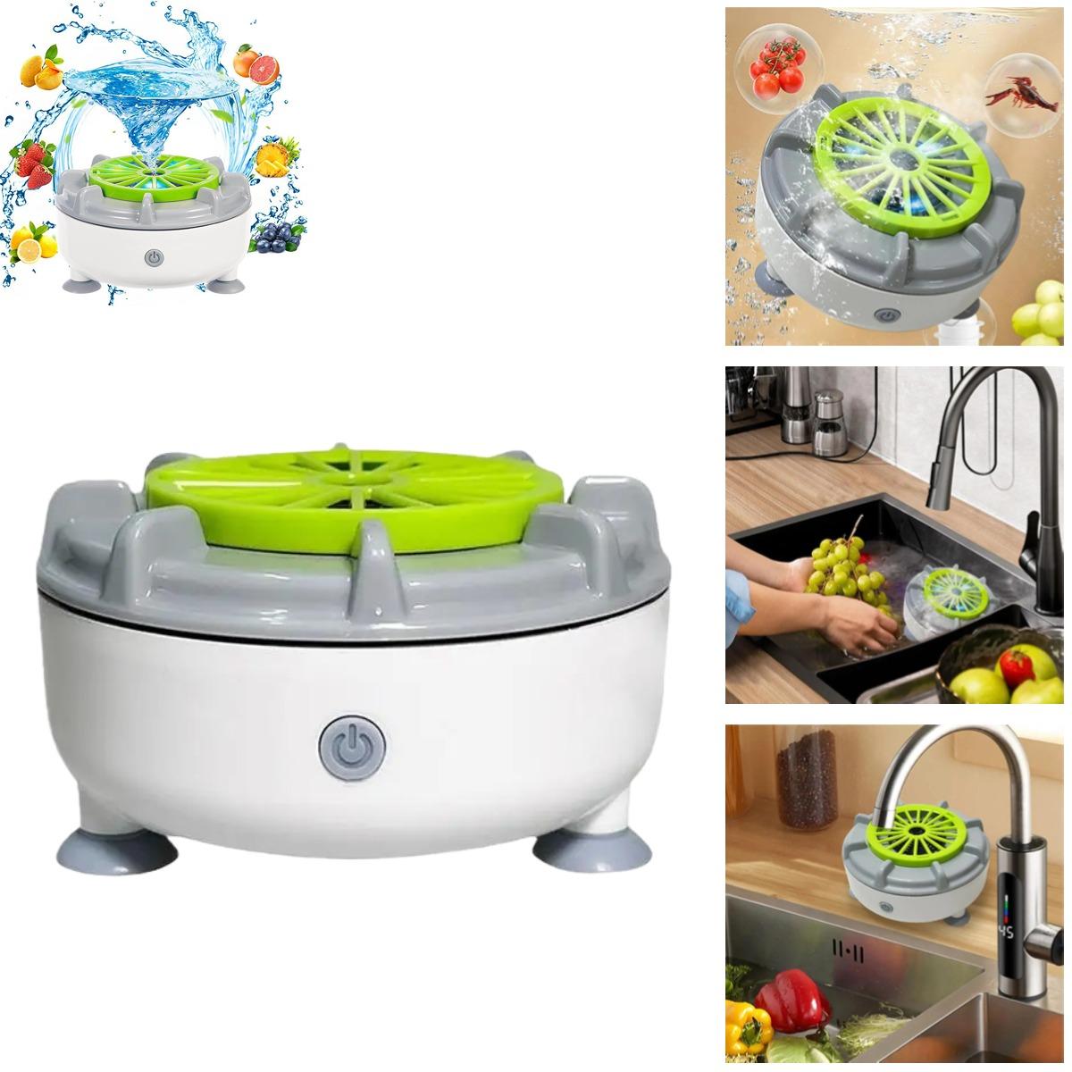

Fruit and Vegetable Washing Machine ABS Portable Veggie Cleaner Device For Freshness Preservation, Vegetable Washing ,Kitchen Gadget Food Purifier Type B