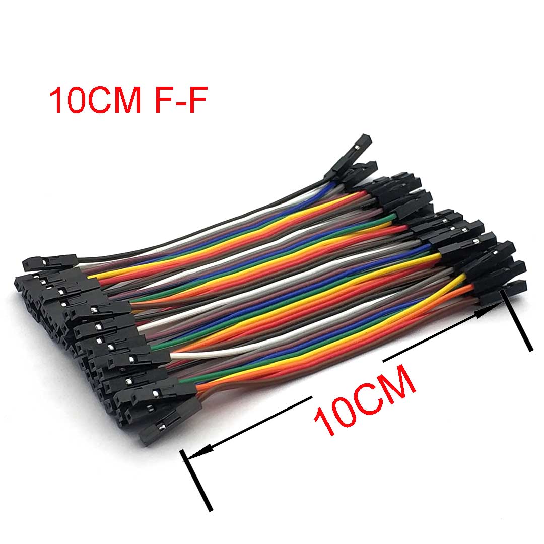 

Dupont Line 10CM 20CM 30CM 40Pin Male To Male + Male To Female and Female To Female Jumper Wire Dupont Cable for Arduino DIY KIT 10CM F-F