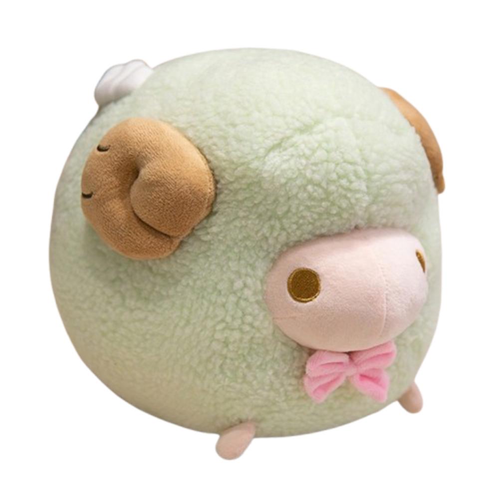 

Purple Color Argali Goat Plush Toy Pink Color Sheep Plush Pillow Home Decoration