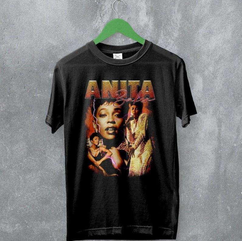 Anita Baker Rapture Graphic T Shirt R&B Soul Streetwear Jazz Pop Culture
