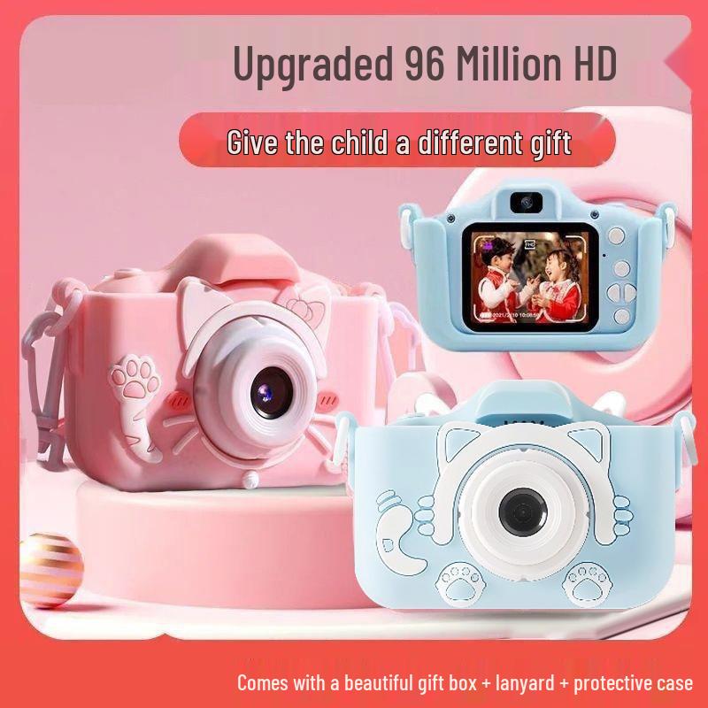 Kids' Dual-Lens HD Camera for Photos & Videos - Ideal Birthday Gift for Girls, Campus X2-M