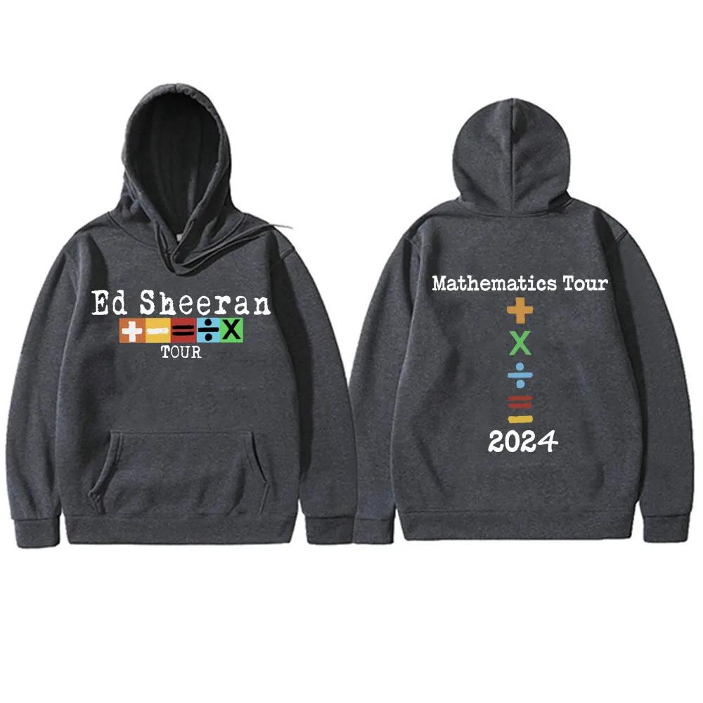 Pop Singer Ed Sheeran Concert Tour Mathematics Hoodie Men Women FleeceSweatshirt Men's Hip Hop  Hoodies