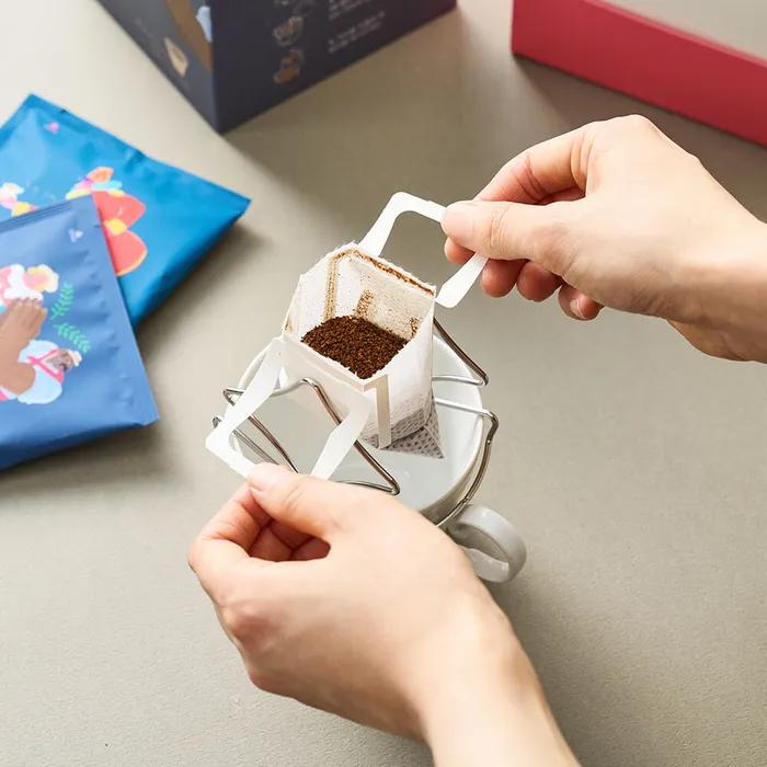 Cafe Museo Drip Bag 2-piece Gift Set (Costa Rica, Colombia)