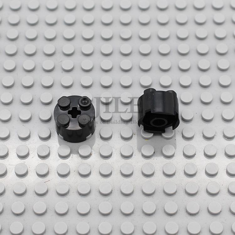 50PCS MOC Bricks Parts Round 2x2 with Axle Hole 3941 Educational Building Blocks Compatible Construction Assembles DIY Toys