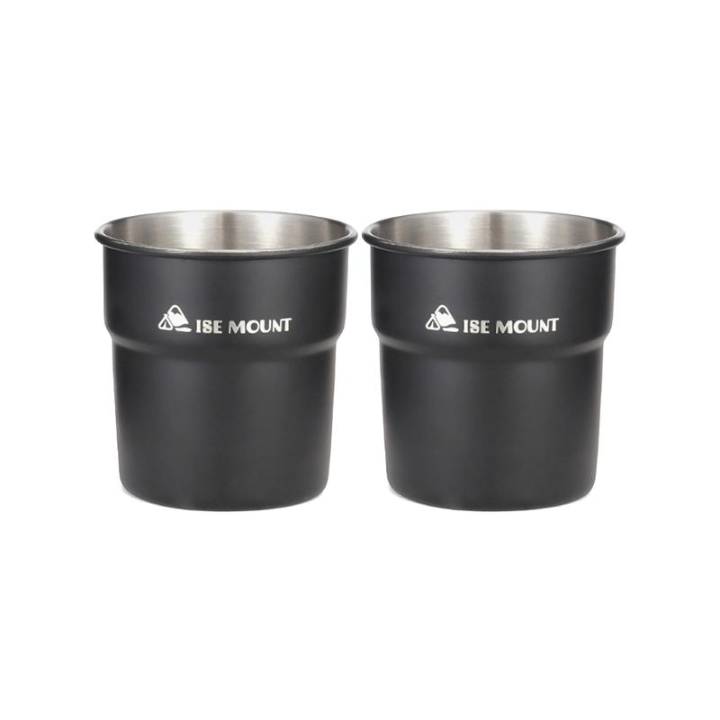 300ml Beer Wine Cups Portable Stainless Steel Tableware Tea Coffee Milk Beer Mug Stackable Camping Water Cup for Travel Hiking