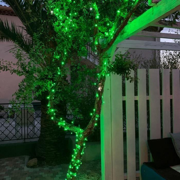 Guirlande Lumineuse - Elume - 17m - 240 LED Vertes Et Blanches - Effet Flash - Étanche IP44