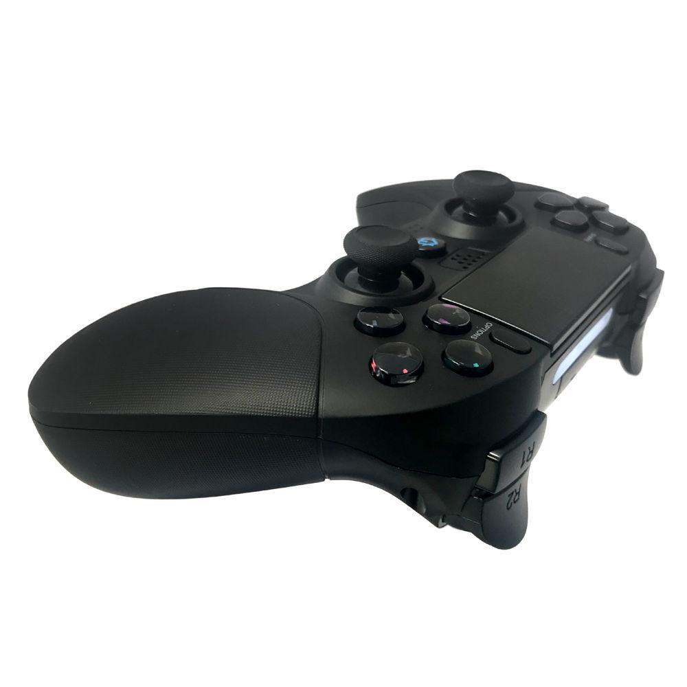 Wireless Bluetooth Game Controller with Dual Vibration for PS4, PS5, PC, and Steam
