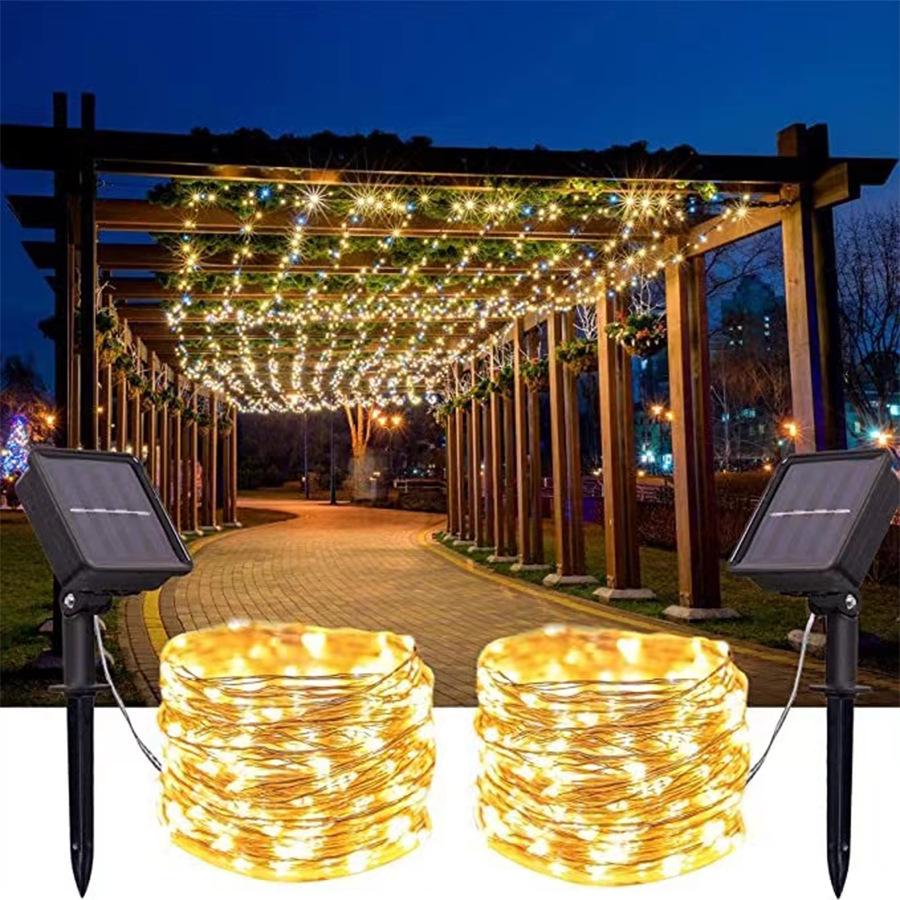 Solar Firefly Courtyard and Garden Sensor Lights